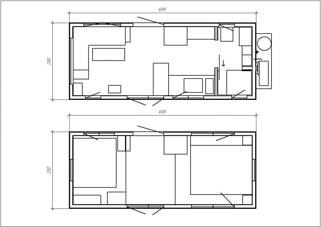 Tiny House, Container Haus, Modulhaus, Minihaus, 16,5 m2 - Active Life